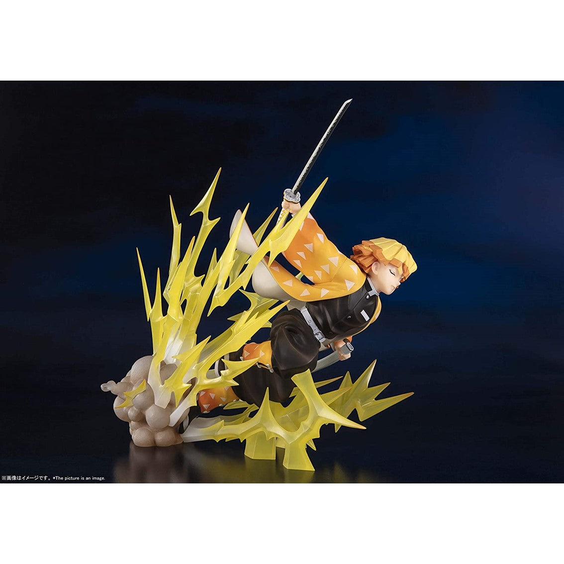 Figura tamashii nations kimetsu no yaiba demon slayer zenitsu agatsuma sh figuarts