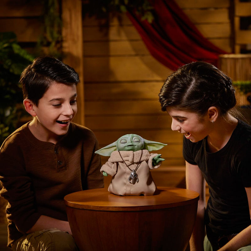Star wars baby yoda animatronico