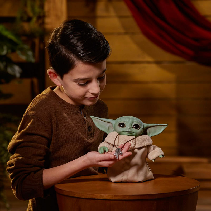 Star wars baby yoda animatronico