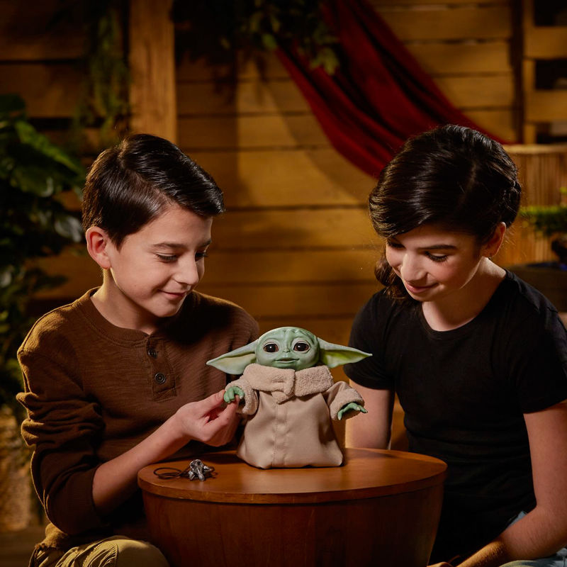 Star wars baby yoda animatronico