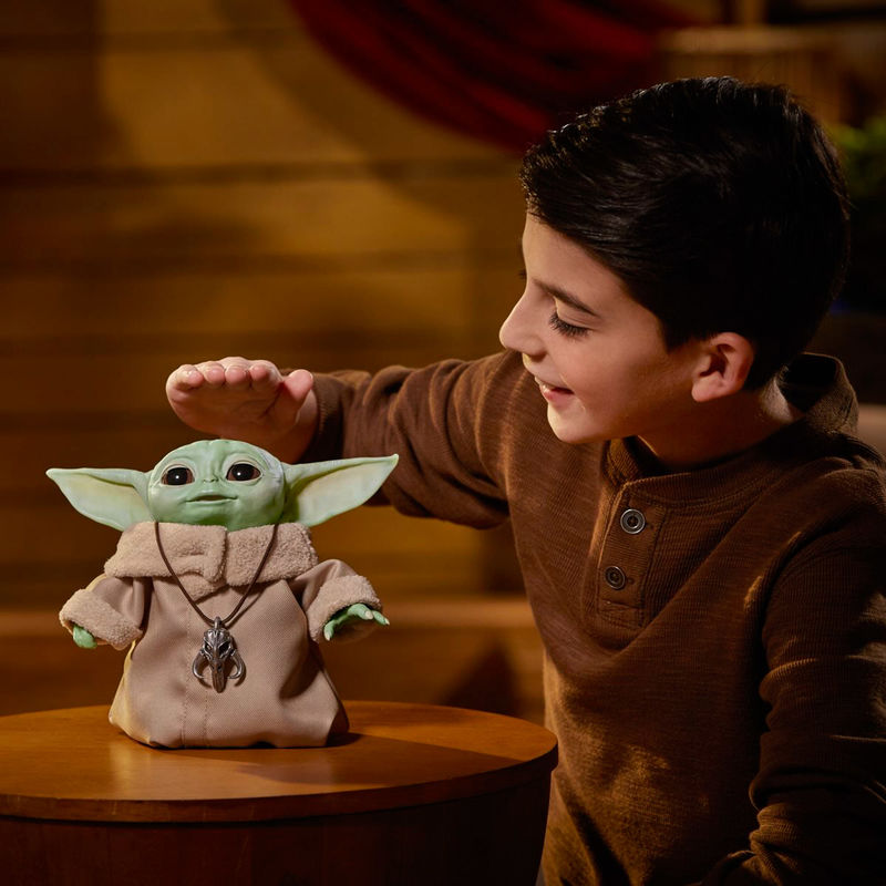 Star wars baby yoda animatronico