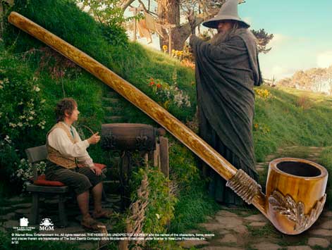 Replica the noble collection el hobbit pipa bilbo bolson de 23 cm Frikytopia