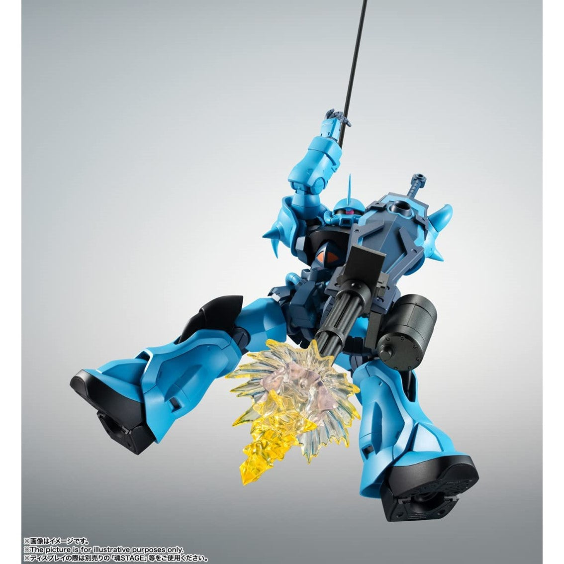 Figura tamashii nations gundam robot spirits a n i m e gouf custom ms 07b3