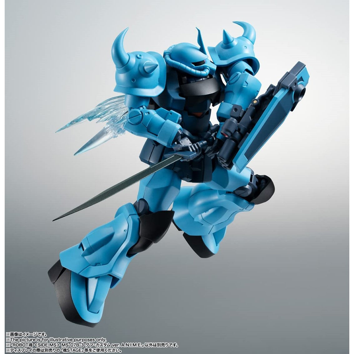 Figura tamashii nations gundam robot spirits a n i m e gouf custom ms 07b3