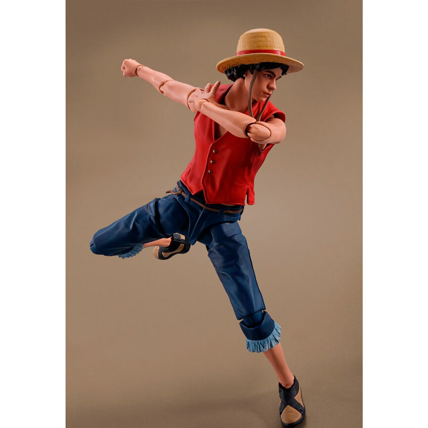 Figura S H Figuarts Monkey D Luffy Netflix Series One Piece 14 5cm