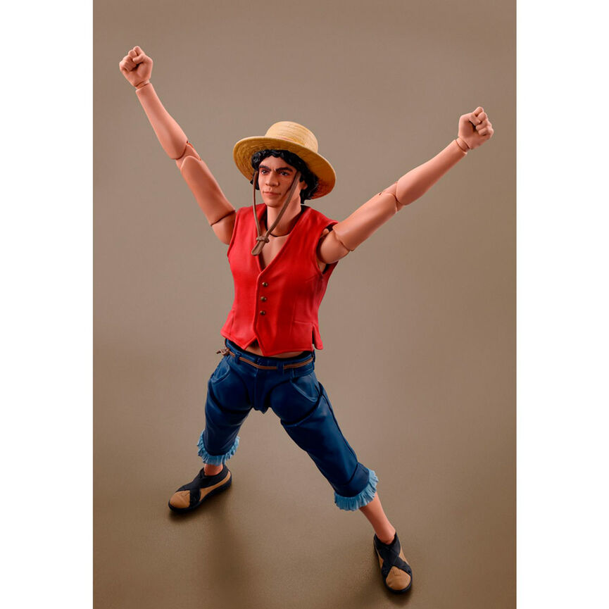 Figura S H Figuarts Monkey D Luffy Netflix Series One Piece 14 5cm