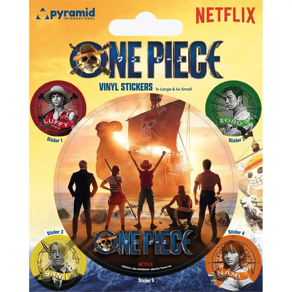 ONE PIECE LIVE ACTION STRAW HAT CREW VINYL STICKER Frikytopia