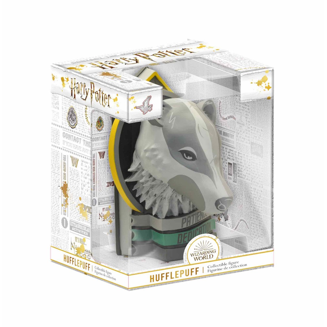 Figura plastoy harry potter blason hufflepuff resina 21 cm collector