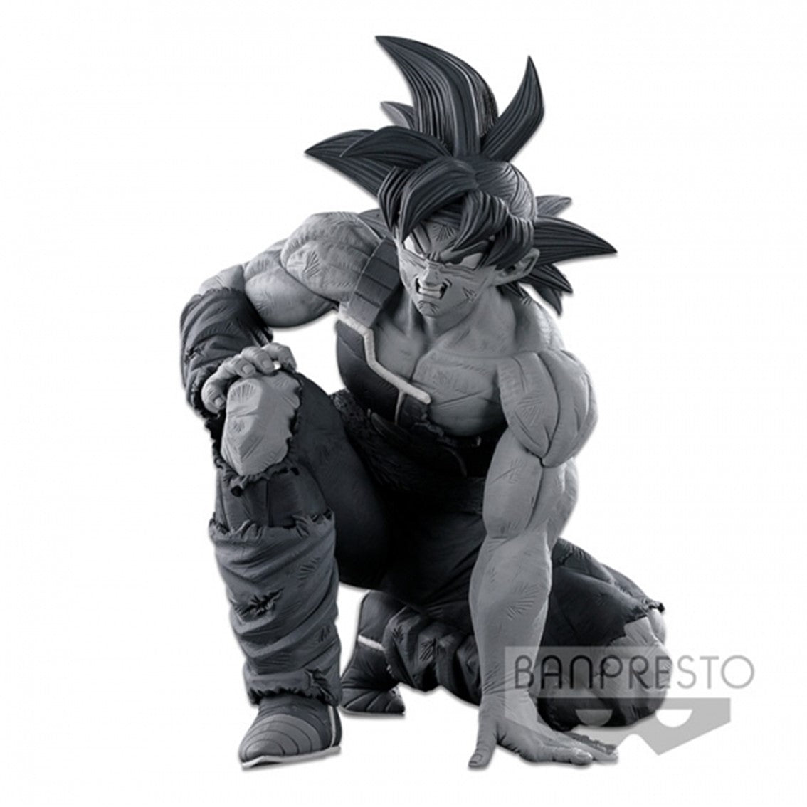 Figura banpresto dragon ball super bardock tones blanco negro