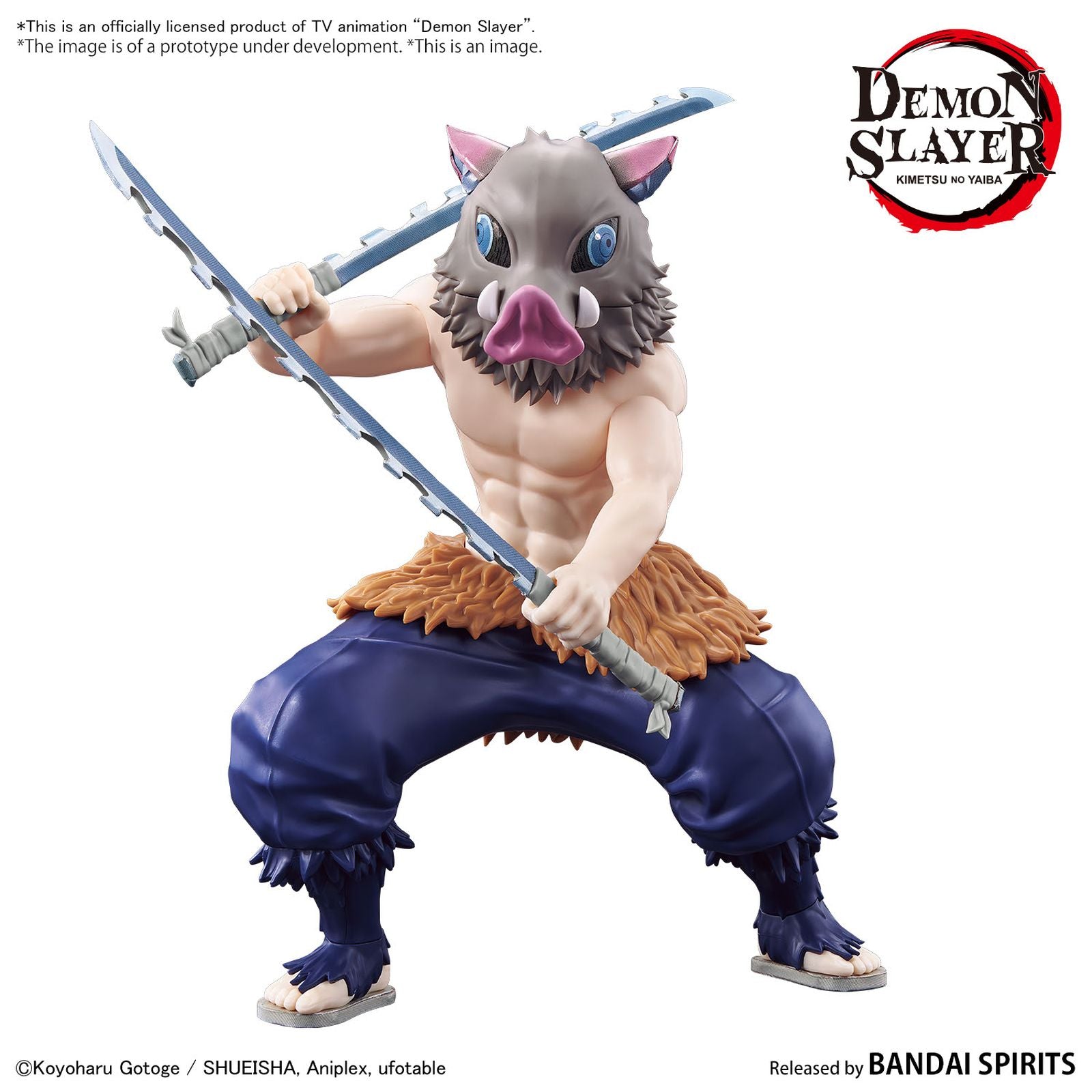 Figura bandai hobby demon slayer model kit inosuke hashibira Frikytopia
