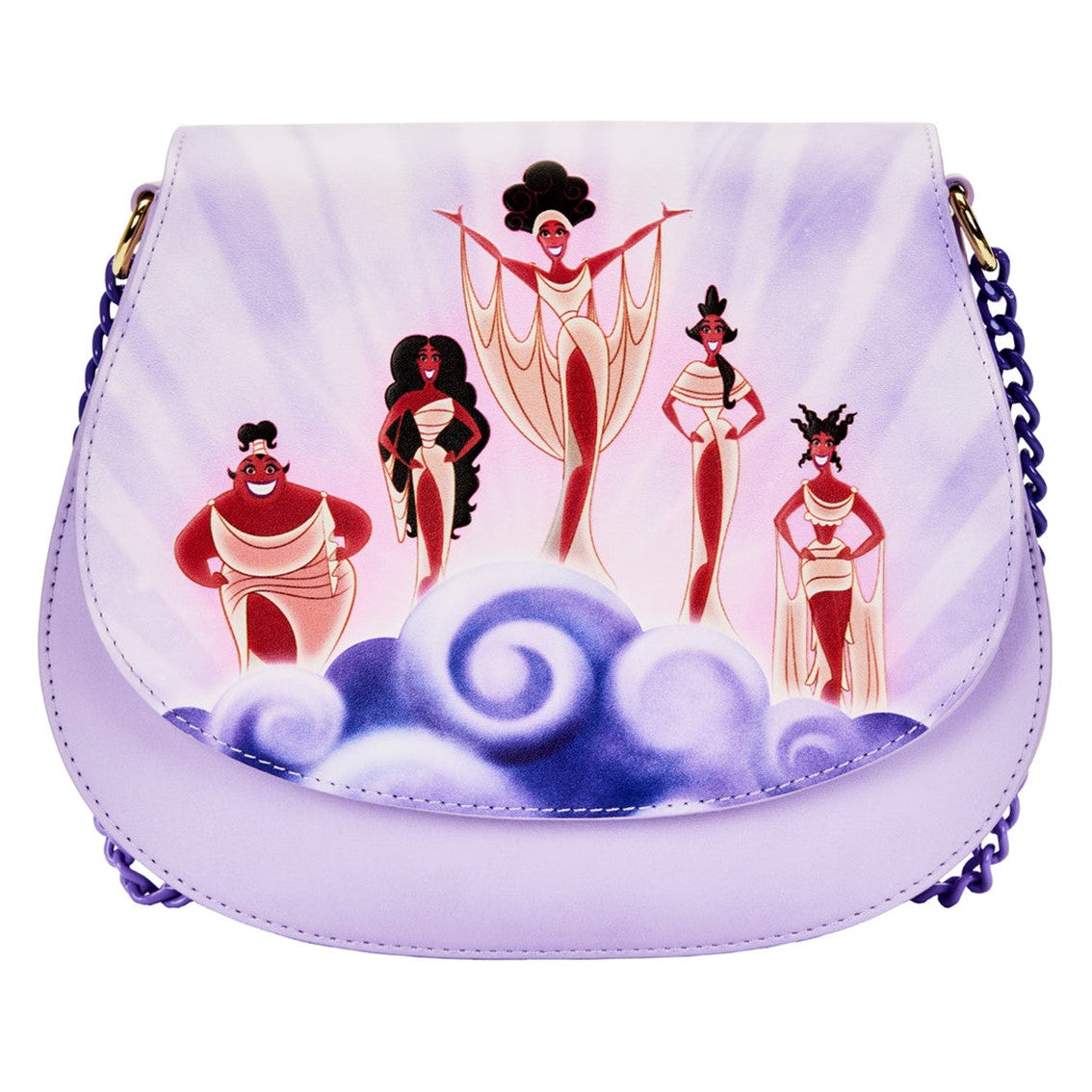 Bolso loungefly funko disney hercules musas nubes cross body bag Frikytopia