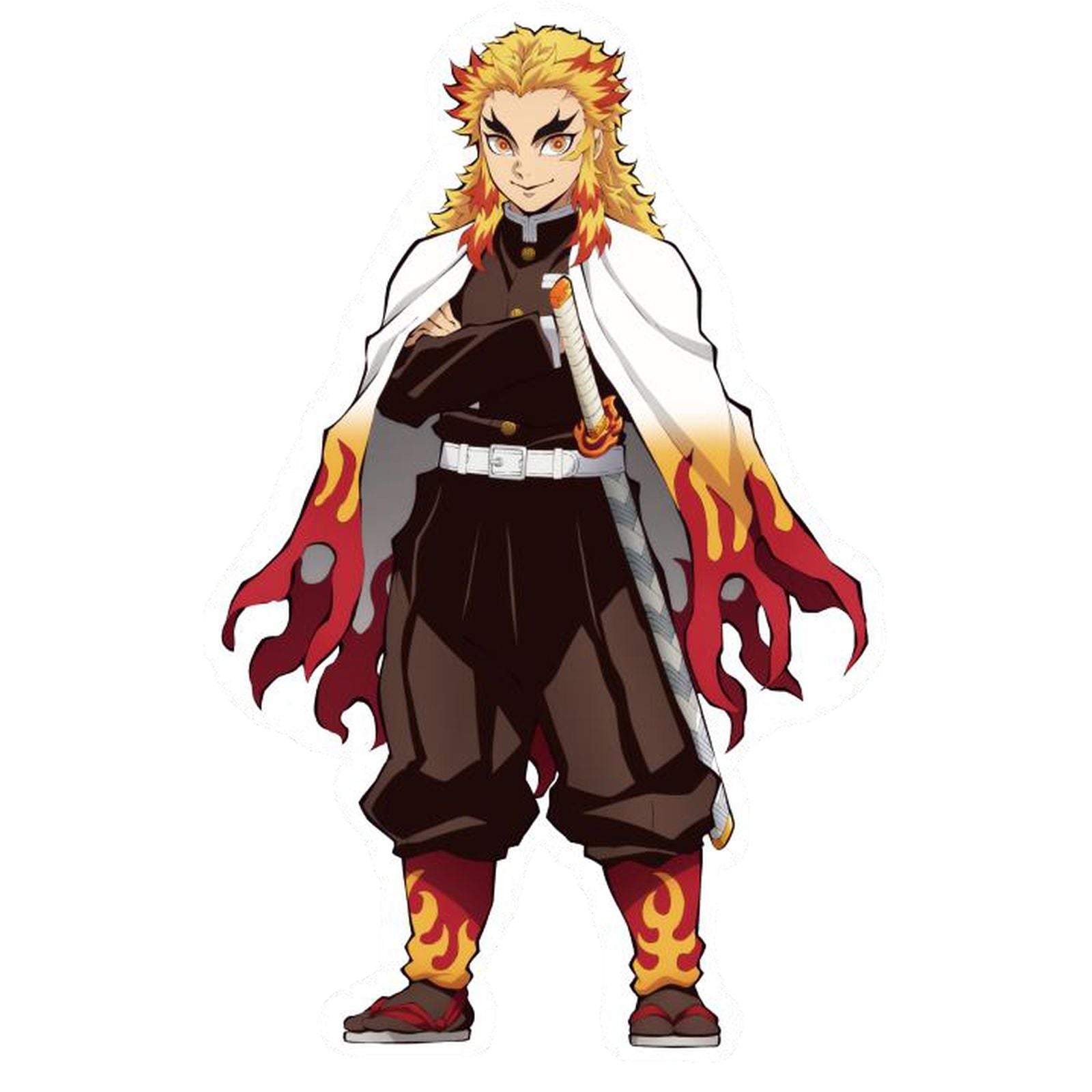 Lampara neon demon slayer kimetsu no yaiba rengoku 40 cm Frikytopia