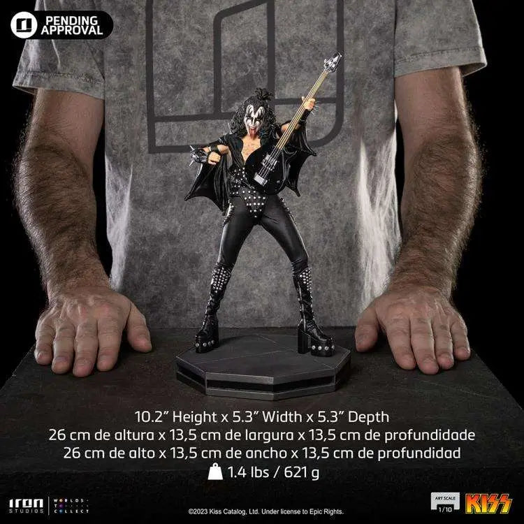 KISS GENE SIMMONS 1/10 Estatua