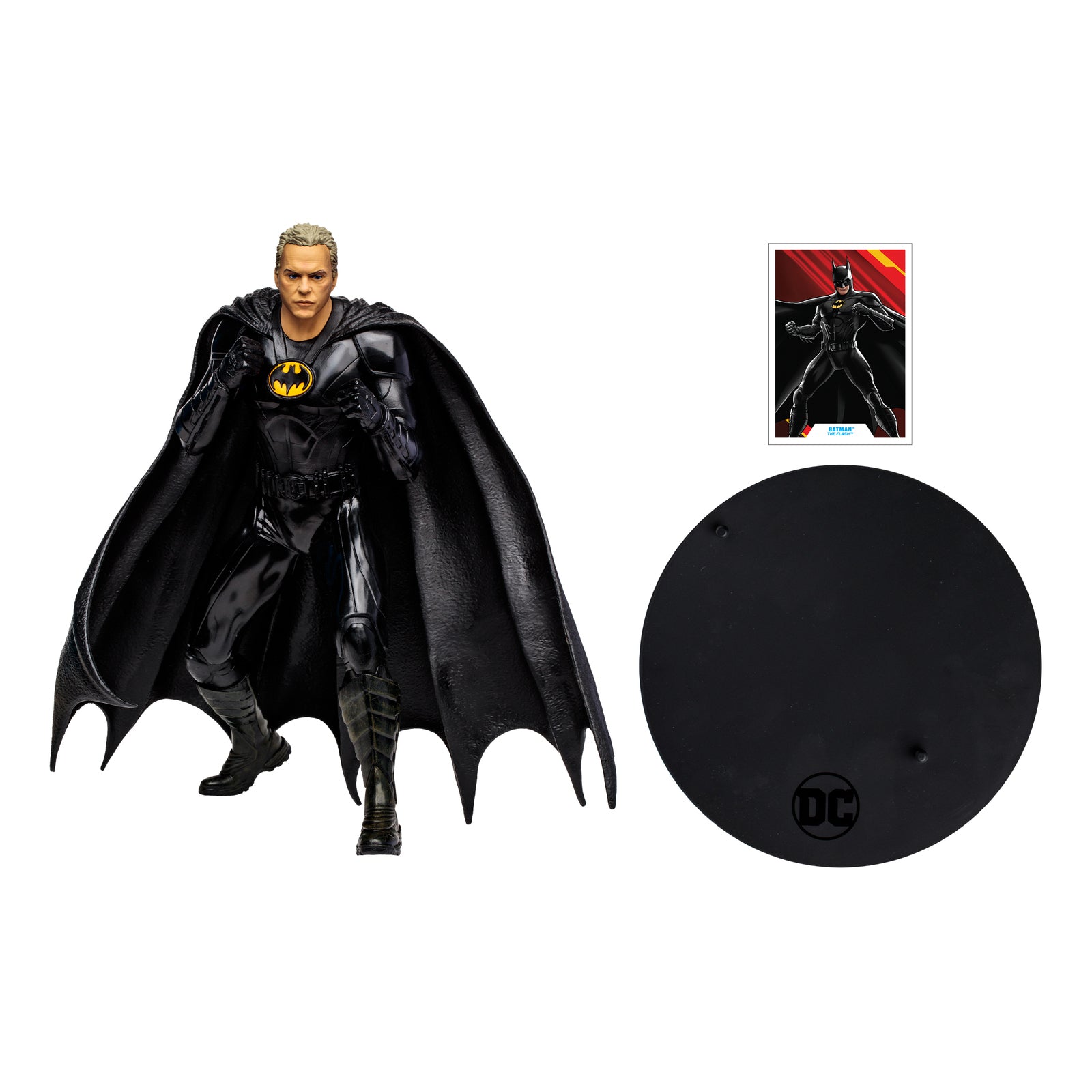 Megafigura mcfarlane toys dc multiverse the flash batman michael keaton