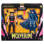 Set figuras hasbro marvel legends series wolverine lady psylocke