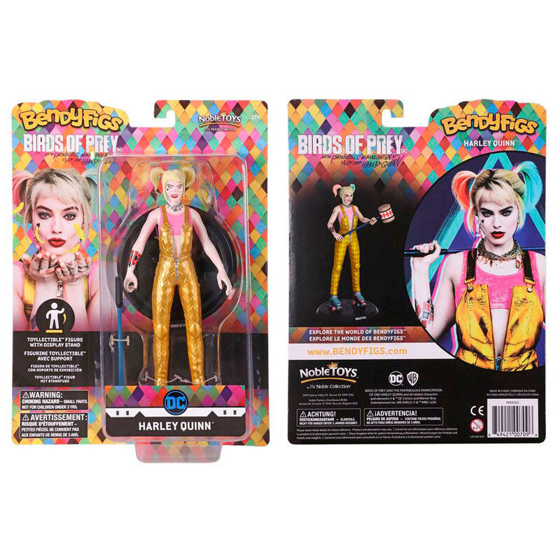 Figura Maleable Bendyfigs Harley Quinn DC Comics 19cm Frikytopia