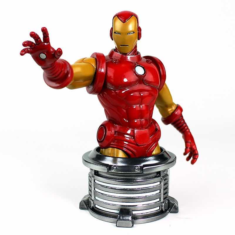 Figura busto semic studios marvel iron man invencible escala 1 6