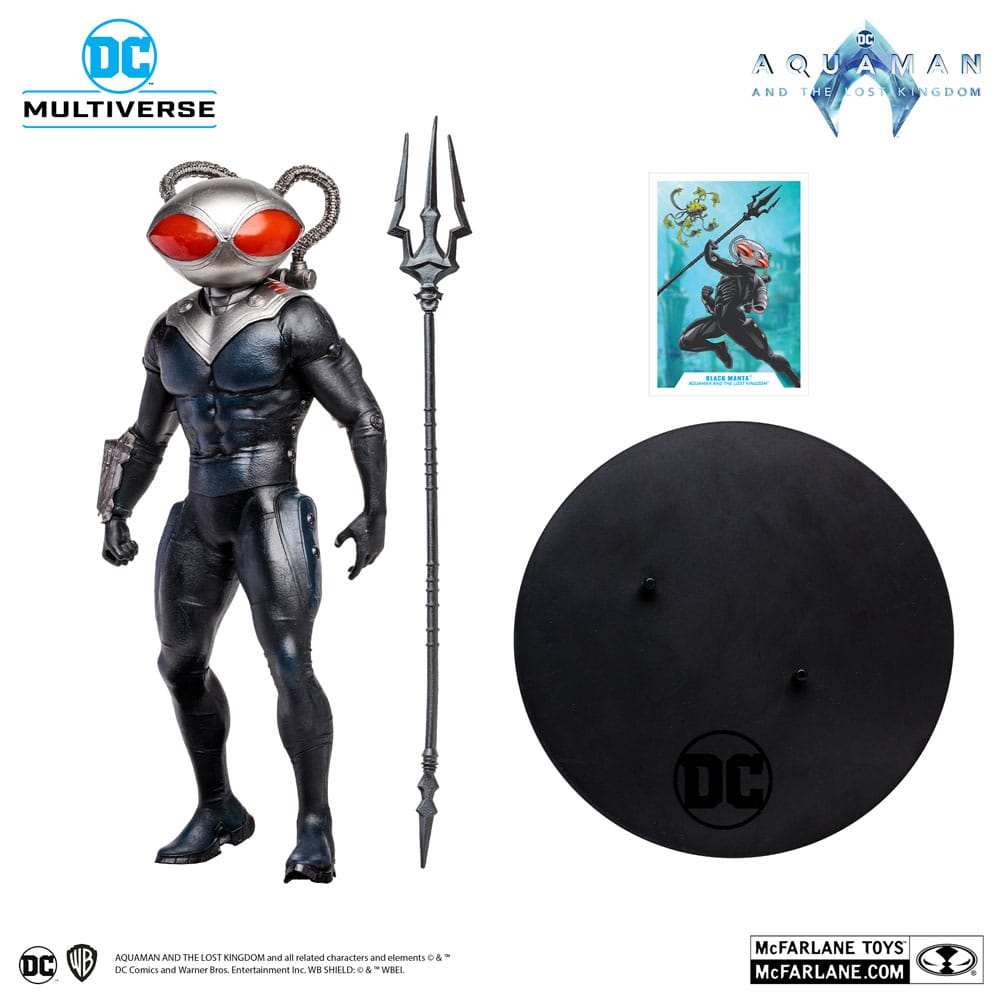 Aquaman y el Reino Perdido Figura Megafig DC Multiverse Black Manta 30 cm