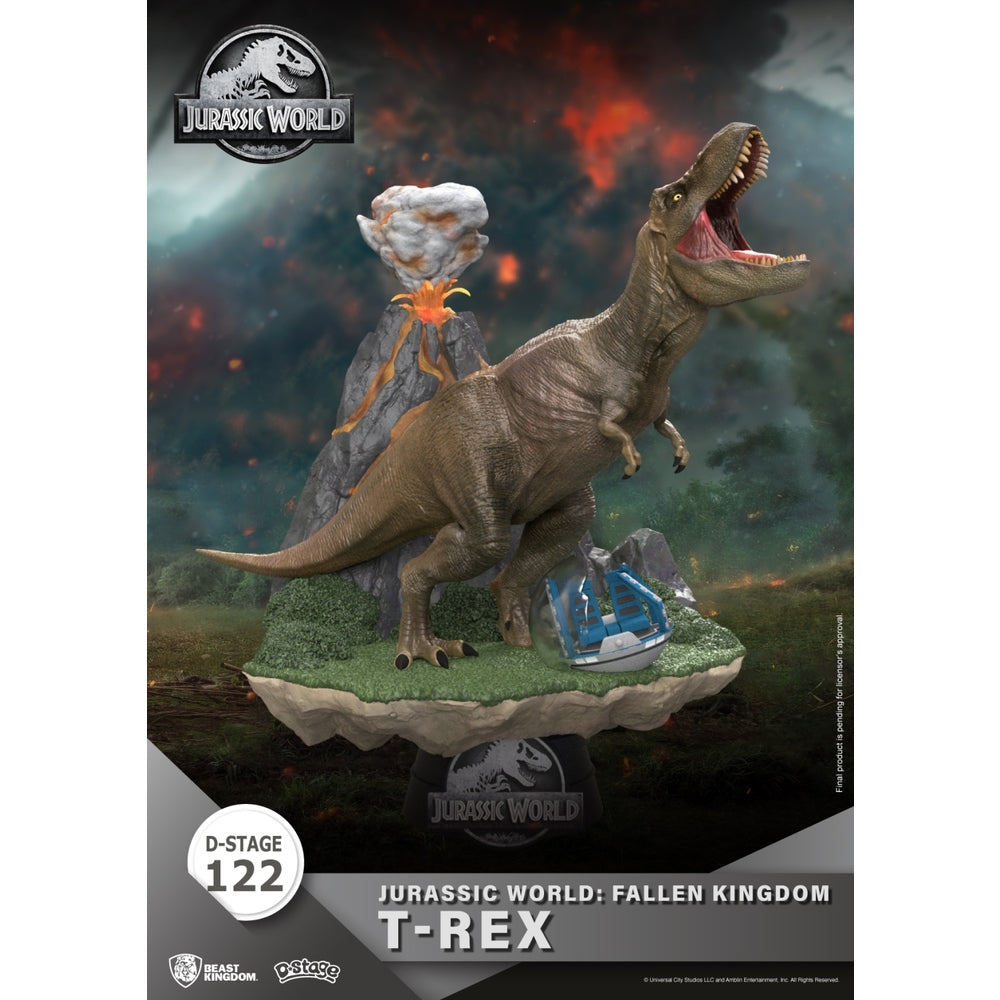 Figura beast kingdom dstage jurassic world el reino caido t rex Frikytopia