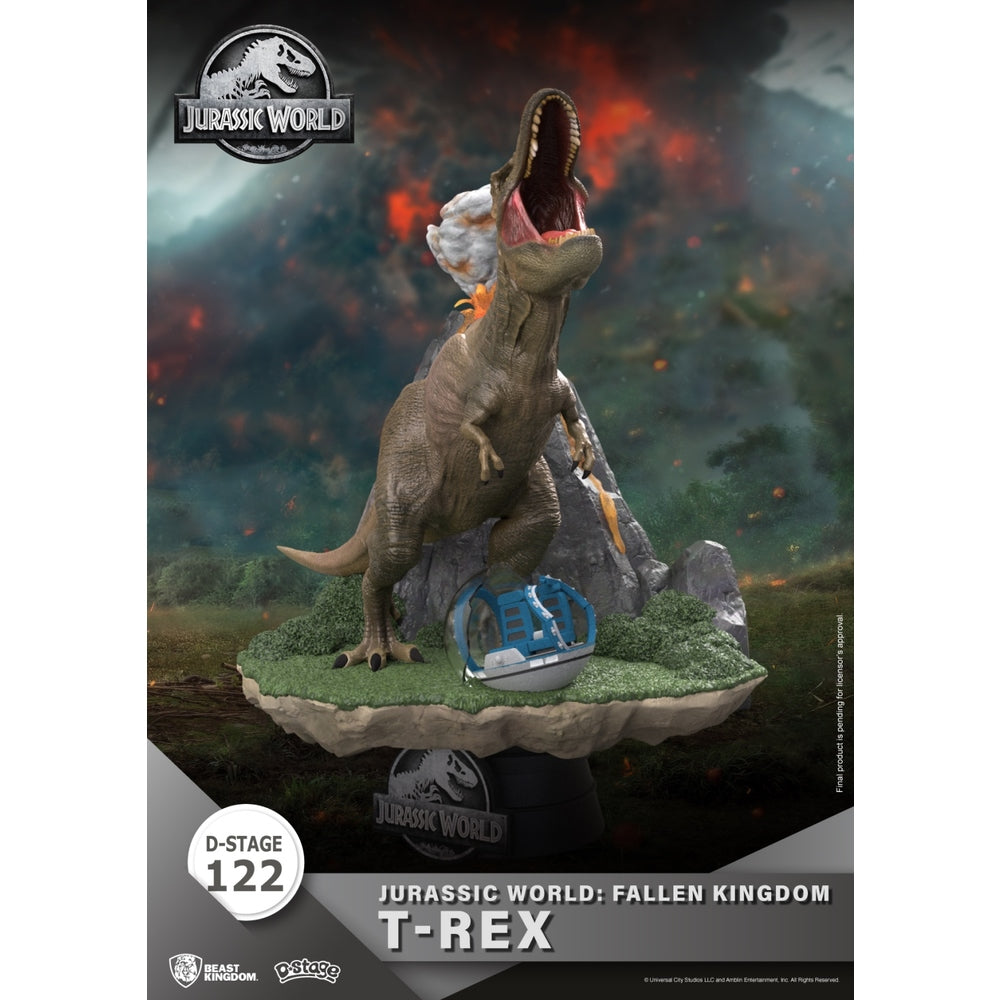 Figura beast kingdom dstage jurassic world el reino caido t rex
