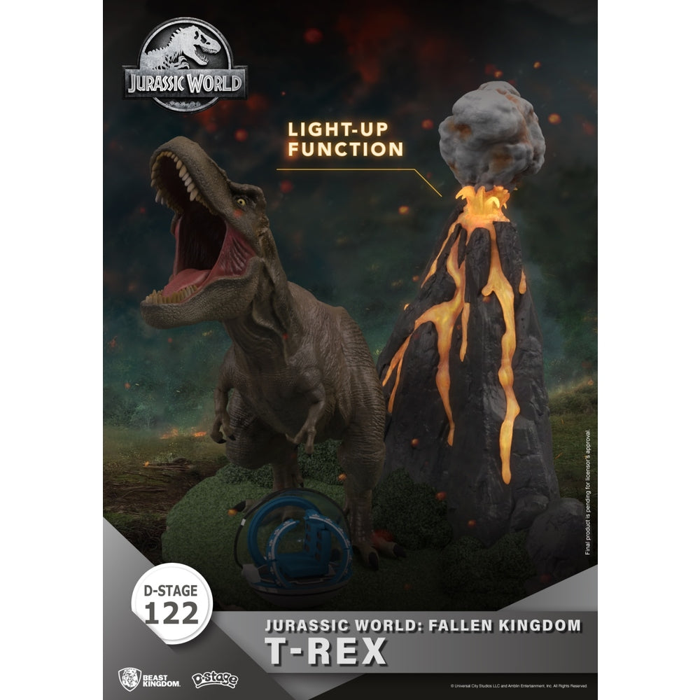 Figura beast kingdom dstage jurassic world el reino caido t rex