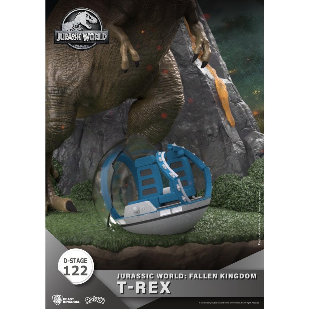 Figura beast kingdom dstage jurassic world el reino caido t rex