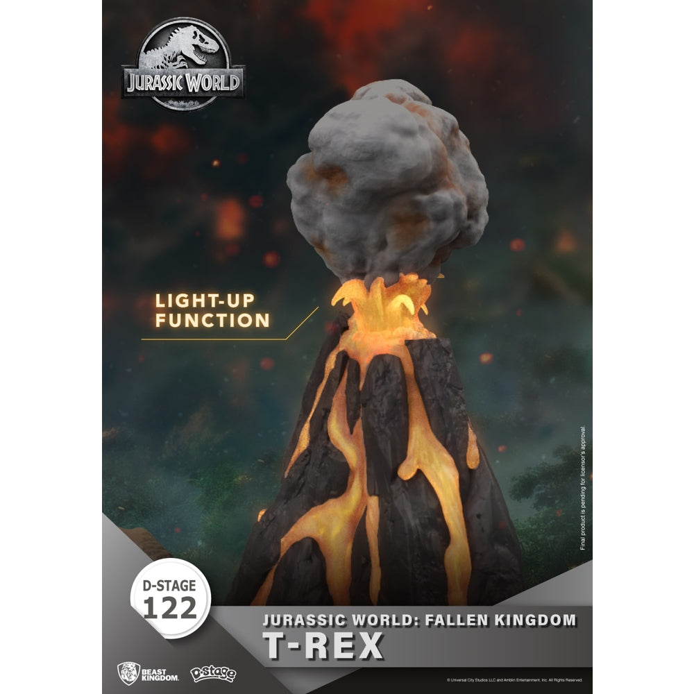 Figura beast kingdom dstage jurassic world el reino caido t rex