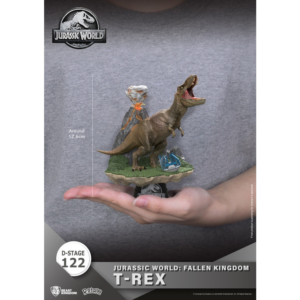 Figura beast kingdom dstage jurassic world el reino caido t rex