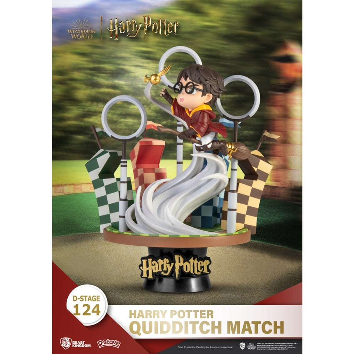 Figura beast kingdom dstage harry potter partido de quidditch Frikytopia
