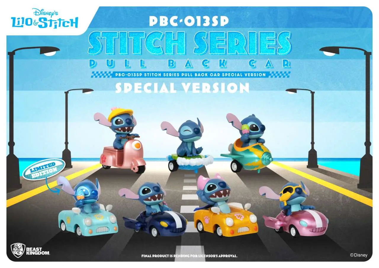 STITCH PULL BACK CAR SPECIAL VER. DISPALY (6) Frikytopia