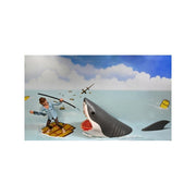 Figura accion neca toony terrors quint tiburon pack 2 figuras jaws