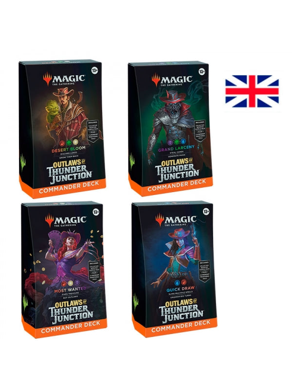 Juego de cartas magic the gathering outlaws of thunder junction mazos