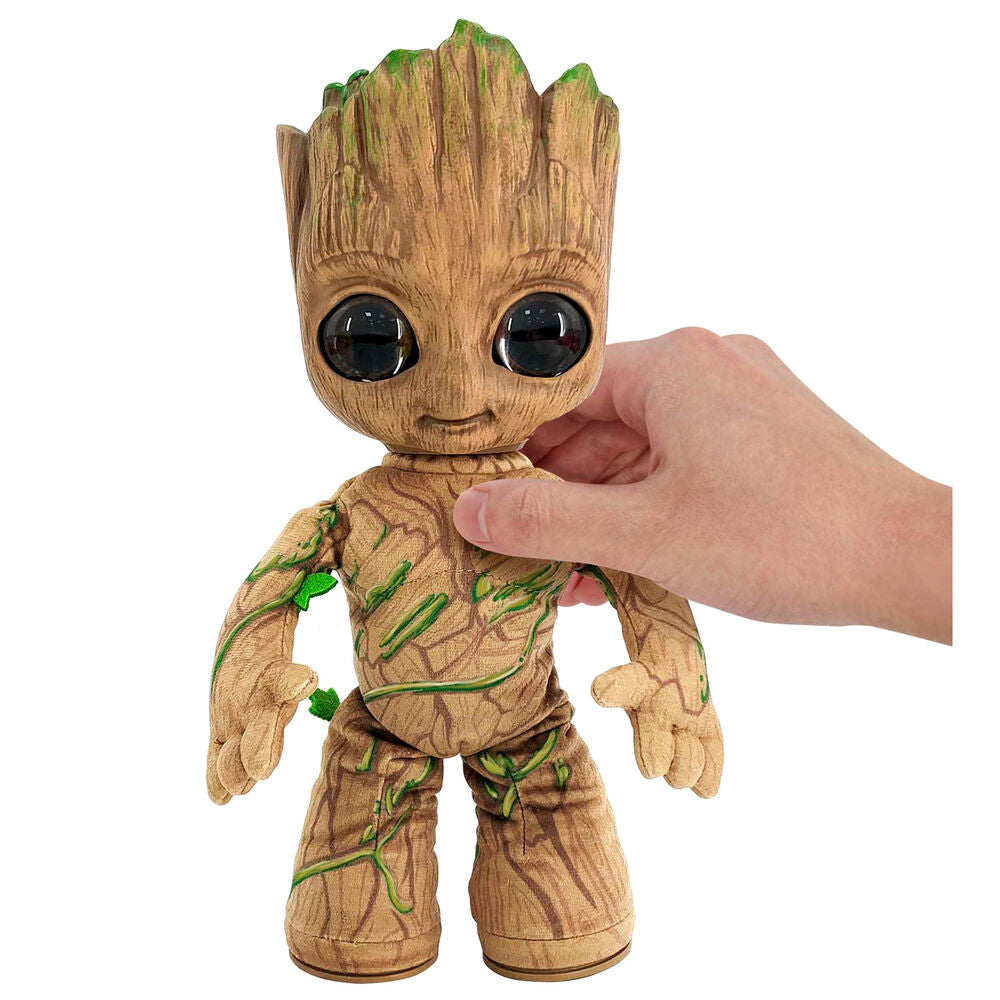 I Am Groot Peluche Electronico Groovin Groot 28 cm version inglesa