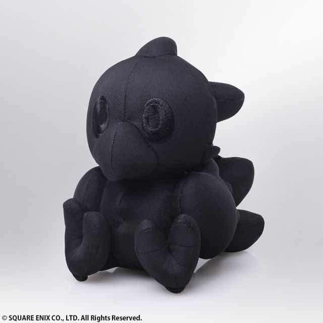 Peluche square enix final fantasy linea autograph chocobo version negra