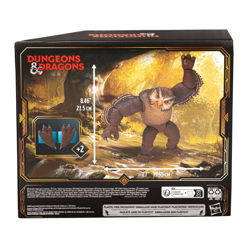 Figura hasbro dicelings dungeons dragons golden archive owlbear