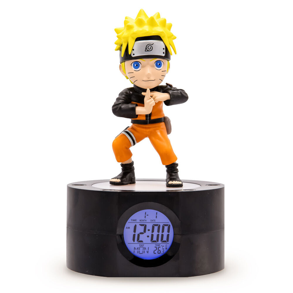 Naruto Shippuden despertador con luz Naruto 18 cm