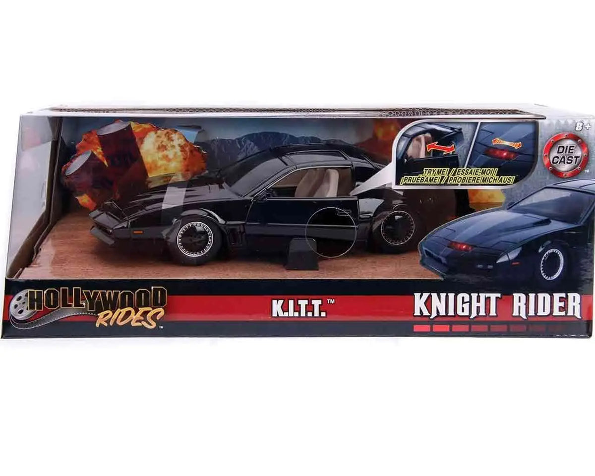 Knight Rider Vehículo 1/24 1982 Ponitac Trans AM Try Me Kitt