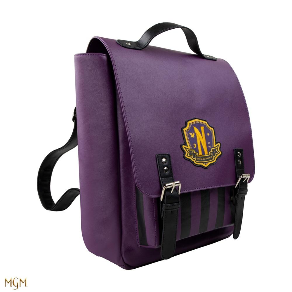Mochila cinereplicas nevermore academy morado Frikytopia