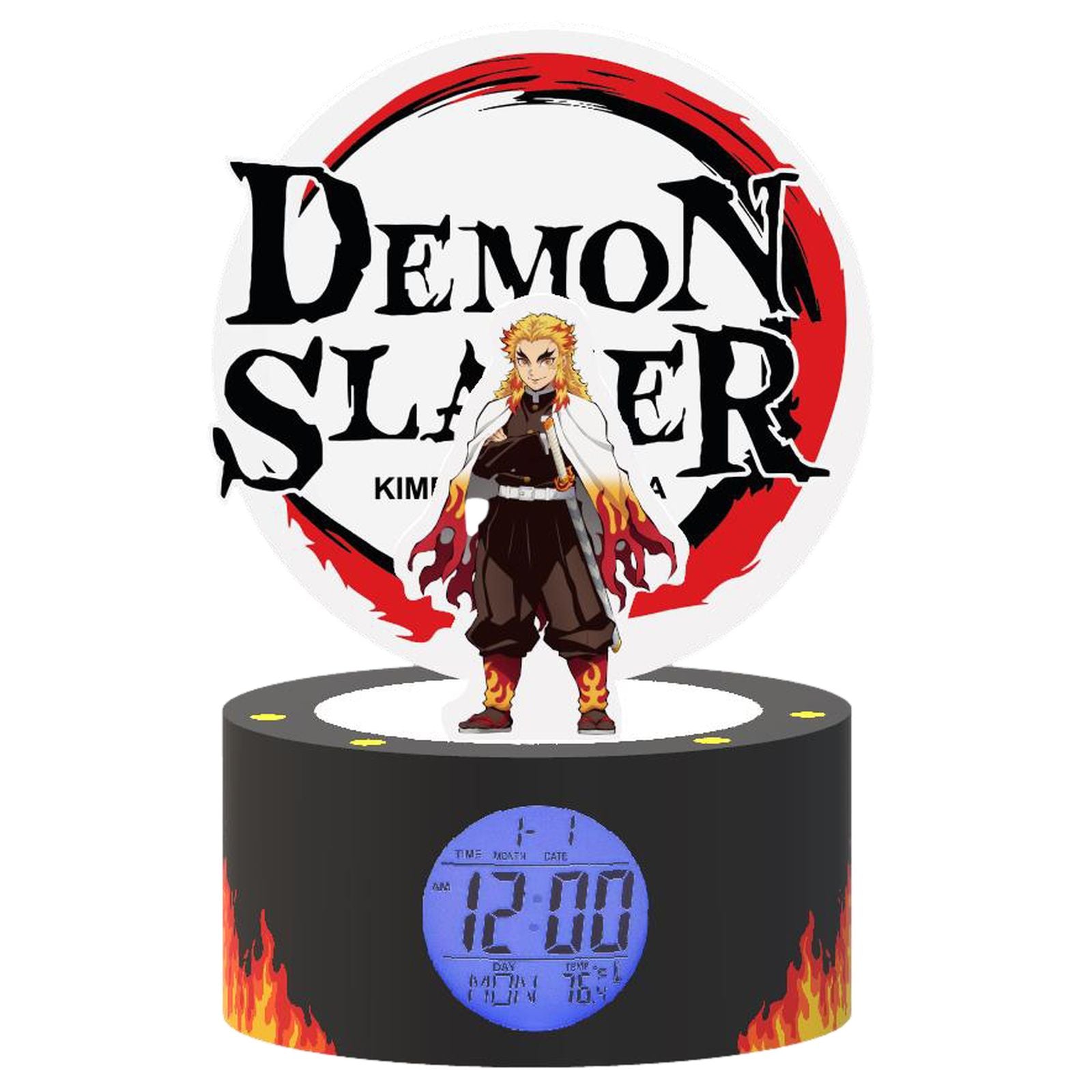 Lampara despertador demon slayer kimetsu no yaiba rengoku 22 cm Frikytopia