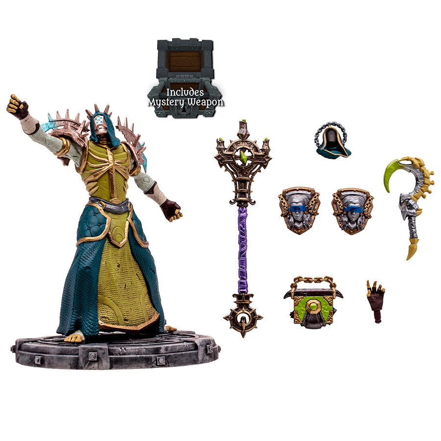 Figura mcfarlane toys world of warcraft undead priest undead warlock