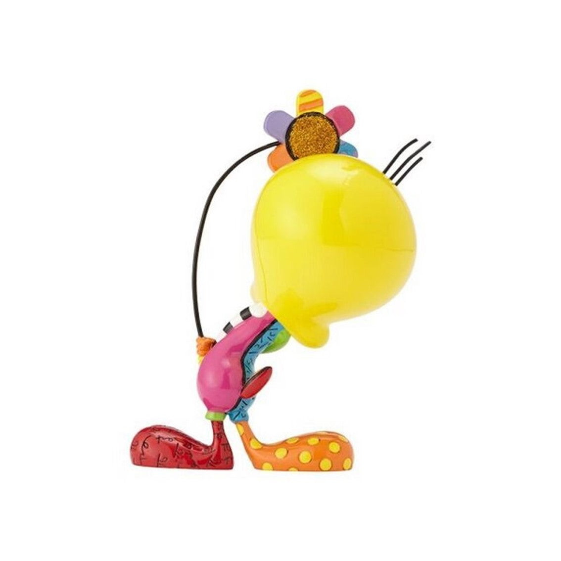 Figura decorativa enesco looney tunes piolin con flor