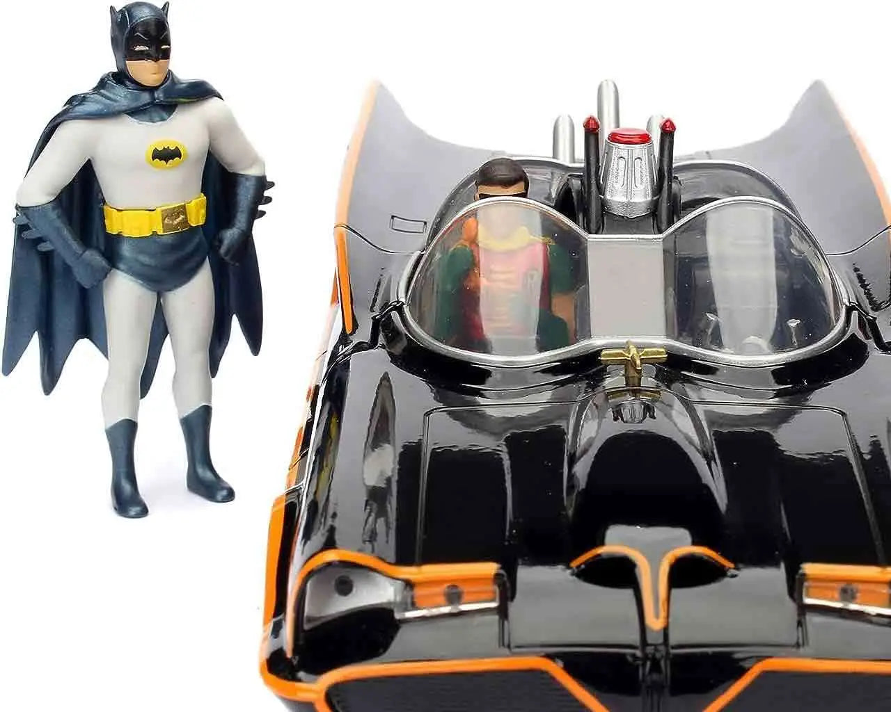 BATMAN 1966 BATMOBILE & BATMAN 1/24 DCM