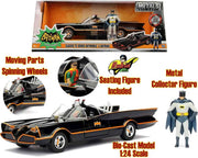 BATMAN 1966 BATMOBILE & BATMAN 1/24 DCM