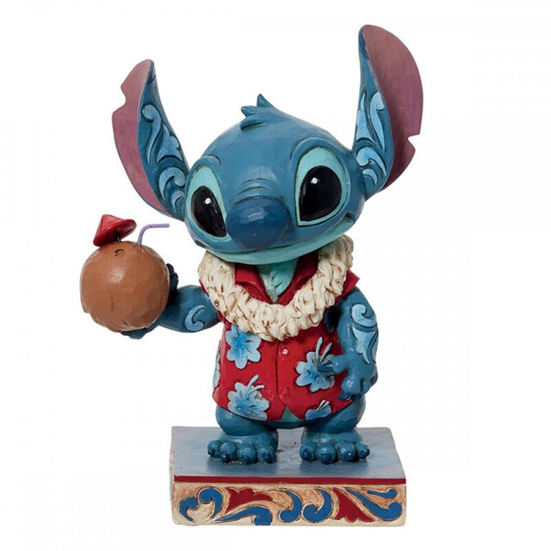 Figura decorativa enesco disney lilo stitch stitch hawaiano Frikytopia