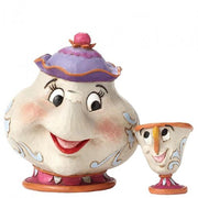Figura enesco disney la bella y la bestia mrs potts chip
