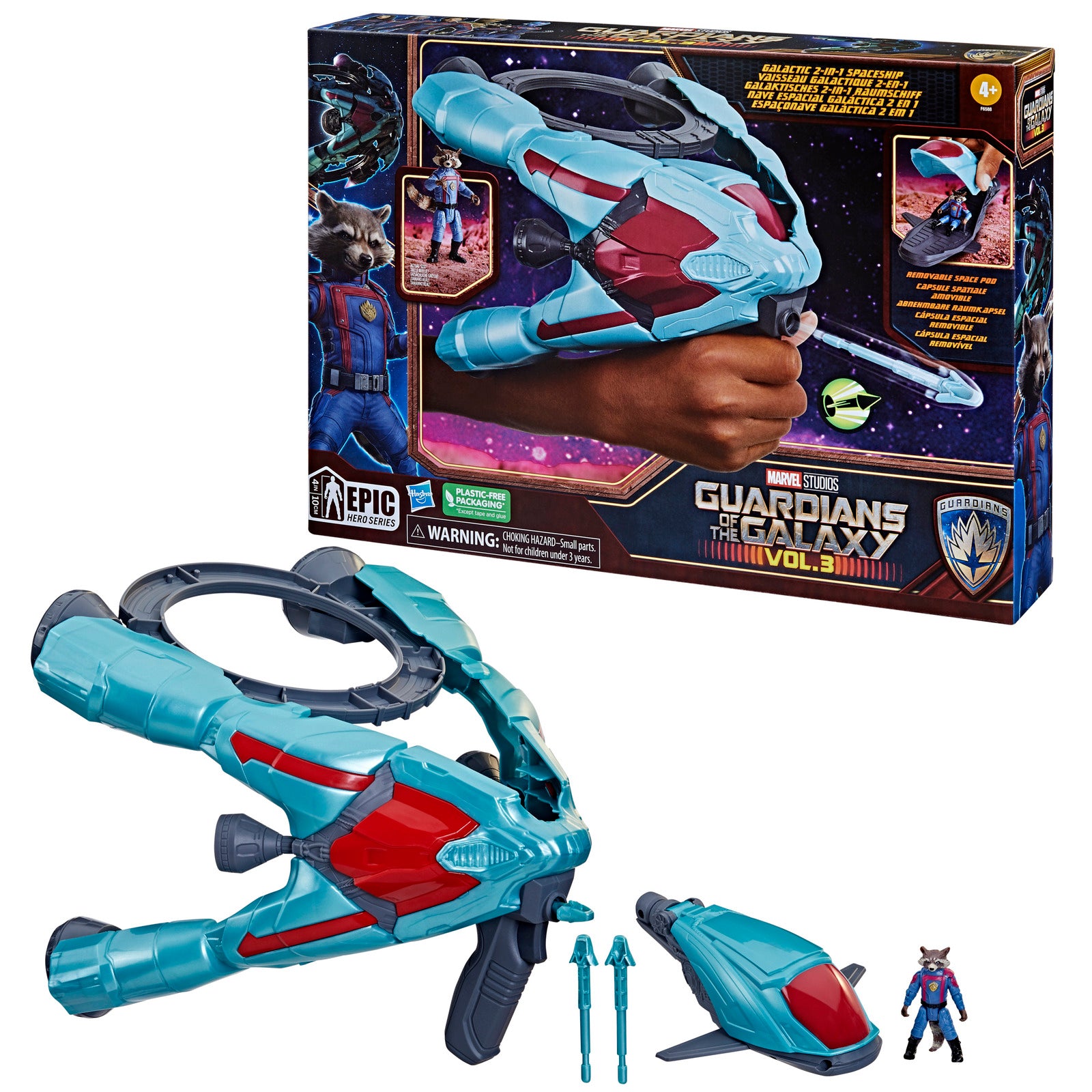 Nave espacial galactica hasbro marvel guardianes de la galaxia vol 3