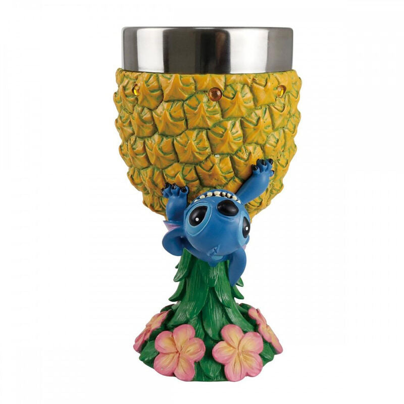 Caliz decorativo enesco disney stitch con pina Frikytopia