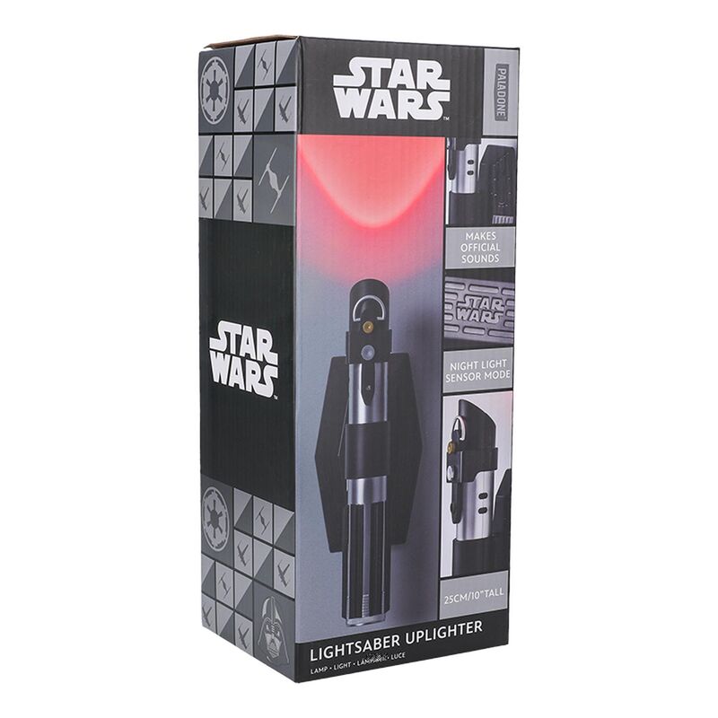 Lampara para pared paladone star wars sable laser darth vader