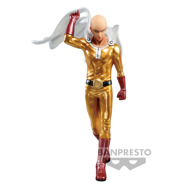 Figura banpresto one punch man dxf premium saitama metalic color 20cm