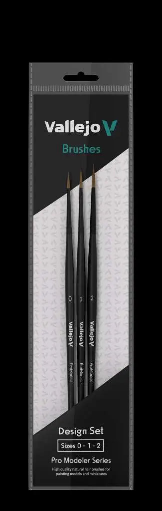BRUSH PRO DESIGN NATURAL SET B01991 Frikytopia